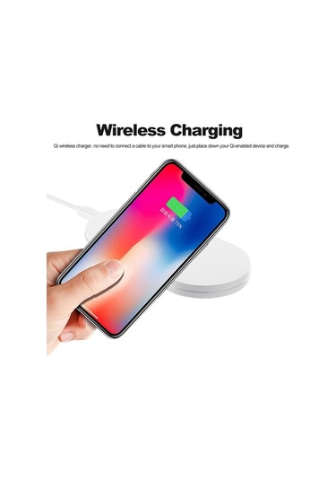 Pazly Springsun Q100 Qi Kablosuz Hızlı Şarj Pedi - İphone, Samsung Uyumlu, Güvenli Ve Taşınabilir Şarj Çözümü