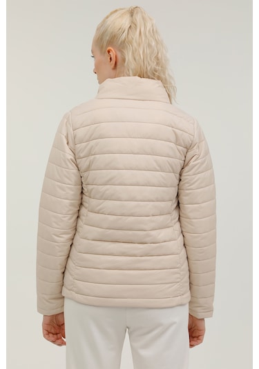Kinetix W-SN659 BASIC PADDED COAT Ekru Kadın Mont