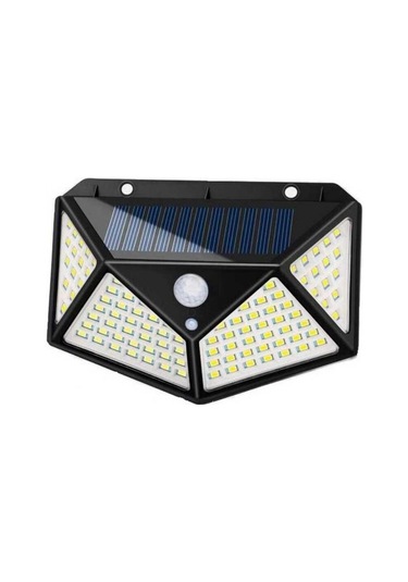 Güneş Enerjili 50w Duvar Aplik Güneş Enerjili 50w Duvar Aplik Su Geçirmez Dış Mekan Aydınlatma 6500k Beyaz Işık