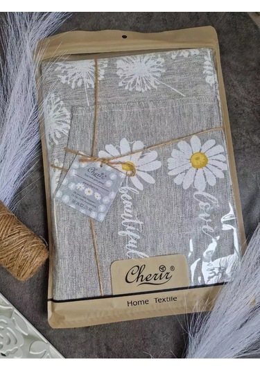 Cherir Mutfak Önlüğü "karahindibalar" 235738410 Keten