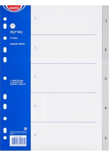Noki Seperatör Ayraç Rakamlı 1-5 59205