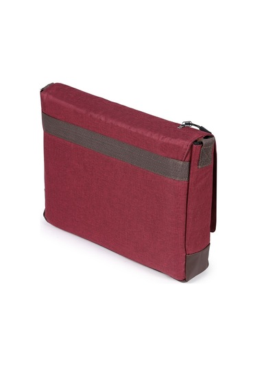Strong 15.6 Inch Laptop Bölmeli Omuz Askılı Postacı Çantası Kft04 Bordo