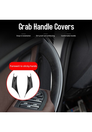 Neevoyu Bmw 3 Serisi 4 Serisi F30 F35 2012-2016 İçin Karbon Desenli Sağ Taraflı Araba Kol Kapaklığı - Dayanıklı Abs+karbon Fiber Malzeme, Kol Koruyucu Ve Dekoratif