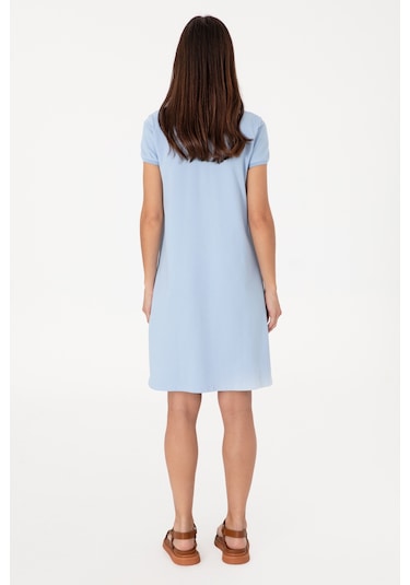 U.s. Polo Assn. Kadın Açık Mavi Elbise Örme 50305853-vr003 Acık Mavı