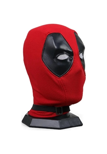 Jl Deadpool Maske Cosplay Kostüm Naylon Başlık Örme Pamuk Örgü