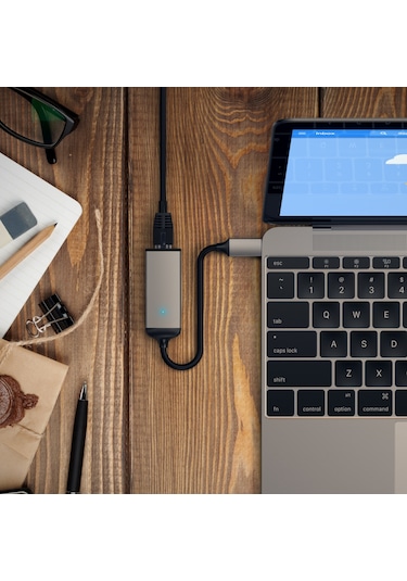 Satechi Type-c To Gigabit Ethernet Adaptör Uzay Grisi St-tcenm