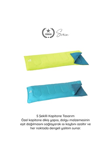 Uykutulumu Kamp Piknik Karavan Outdoor Hafif Taşınabilir Polyester Elyaf Dolgulu Kapitoneli Başlıks Diğer