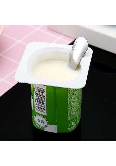 Jms Sevimli Paslanmaz Çelik Mutfak Kısa Saplı Şeker Tuz Baharat Kaşığı