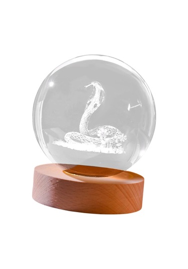 Dolıty Kristal Küre Dekor Taşınabilir Çok Fonksiyonlu Led Çok Renkli