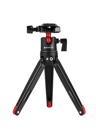 Puluz 360 Derece Top Başlı Cep Mini Metal Masaüstü Tripod Dağı