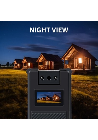 Dashanshop Siyah Mini Vücut Kamerası 180 Dönebilir Lens Gece Görüşü Full Hd 1080p Şarj Edilebilir Spor Kampüs İçin