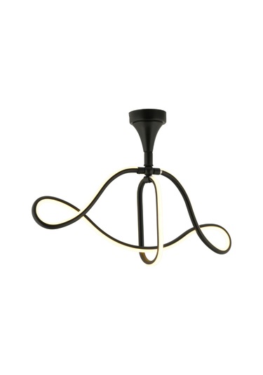 Helin Siyah 50 Watt Sarkıt 3 Renkli Ledli Modern Mutfak Banyo Led Salon Sarkıt Avize