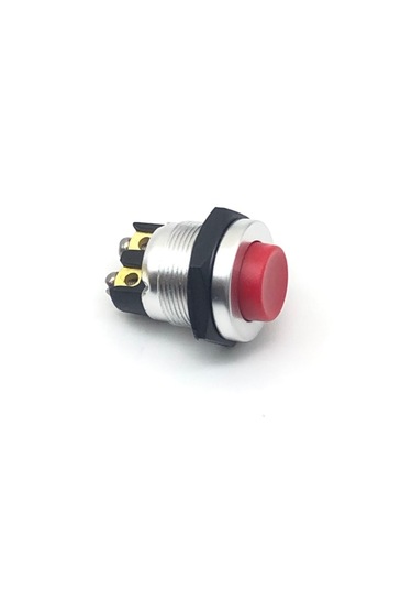 Metal Buton Kırmızı 030201