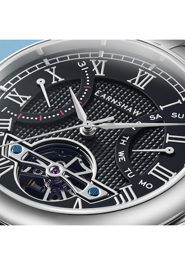 Earnshaw Es-8169-11 Erkek Kol Saati Metalik Gri