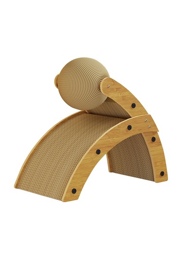 Suntek Kedi Tırmalama Pedi Oluklu Topu El 25,6cmx51,7cmx49,5cm