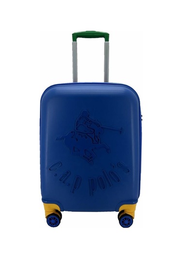 Cap Polo's Polipropilen Orta Boy Valiz Mavi