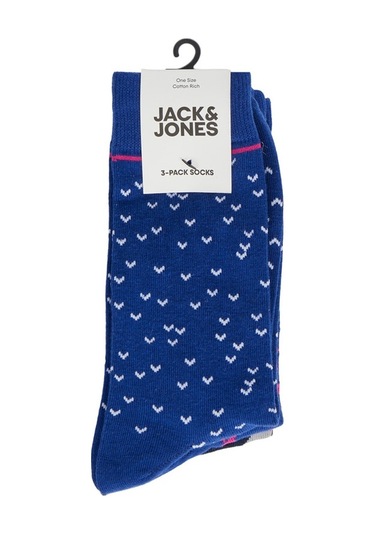 Jack&Jones Mavi Erkek 3'Lü Çorap 12242177