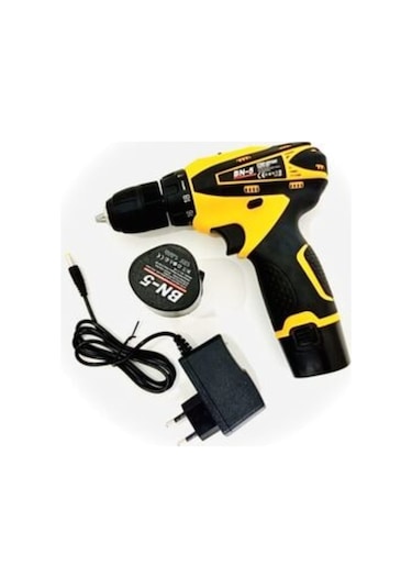 Banco BN-5 F136 12V 1.5 Ah Li-ion Çift Akülü Darbesiz Matkap Vidalama Sarı