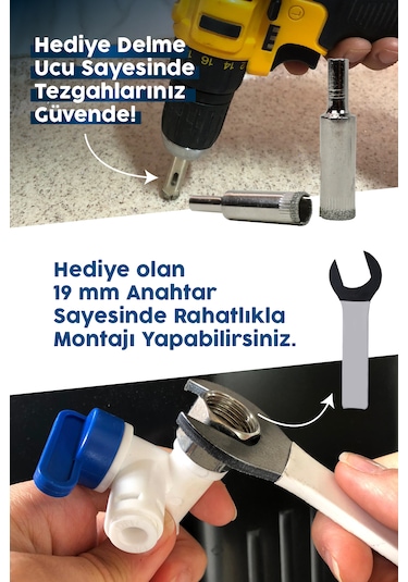 8l Çelik Tank 15 Aşama Multi Mineral B3510 Su Arıtma Cihazı