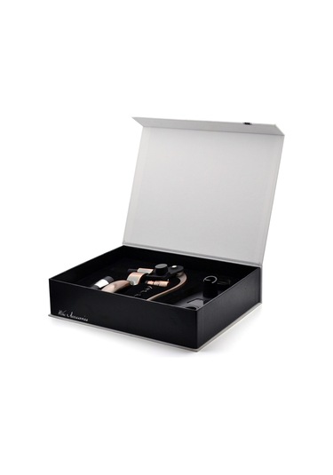 Jokmae Siyah Tavşan Şekilli Şarap Açacağı Seti - Folyo Kesici Ve Ekstra Spiral Diğer