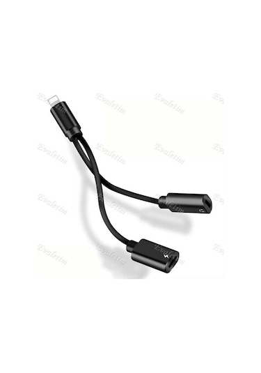 iOS Uyumlu iPhone 7 8 X Plus Lightning Kulaklık Şarj Çoklayıcı 4313P Ç