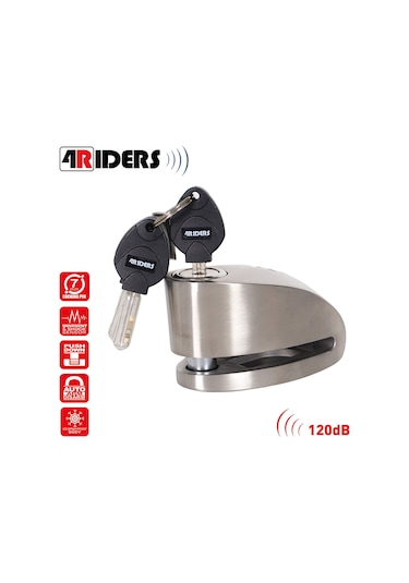 4riders Guardian Disc 14mm Alarmlı Disk Kilidi