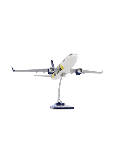 Zekupp Boeing 737-800 1/100 Ölçek Fenerbahçe Lisanslı Sarı Lacivert Tasarım Maket Uçak