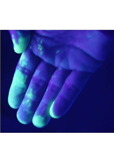 Uv Mor Işıklı El Feneri Para Bakteri ve Dışkı Tespiti Şarjlı wt-303 Siyah