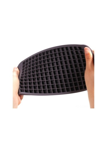 Besthome1 Yemek Kalitesi Silikon Buzluk 160 Kucuk Kareli Hızlı Donma Blender Uyumlu Buz Formu Kahve Rengi Çok Renkli Çok Renkli