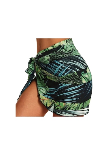 Elegancehome Leafs Pareo Çok Renkli