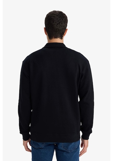Defacto Sweatshirt F9324ax26spbk81 Siyah-bk81