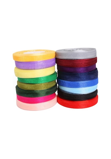 Koyu Mor 50 Yards/rulo Dıy Organze Kurdele Hediye Paketleme 12mm Parti Düğün Dekorasyon Kumaşı