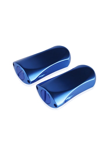 Dianziye Alüminyum Allüvyum Tutamak Topu 2'li Paket - Mavi Renk, 35x20 Mm Boyut, 18 G Ağırlık