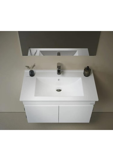 Creavit Flexio 65 Cm Katlanabilir Banyo Dolabı Beyaz Set