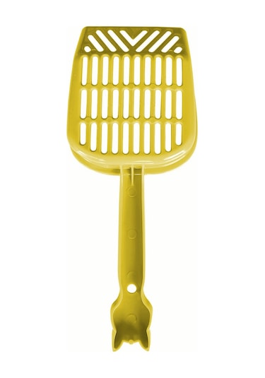 Markapet İnce Elekli Kedi Kumu Küreği Large 11 x 27 CM