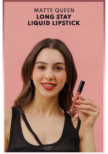 Note Cosmetique Matte Queen Lipstick Kalıcı Mat Likit Ruj - 06 Noble Rose - Nude