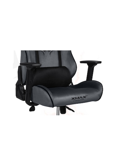 Rio Balerion Koyu Plaza Grisi Kadife Terletmez Kumaş Gaming Oyuncu Koltuğu-3 Gri