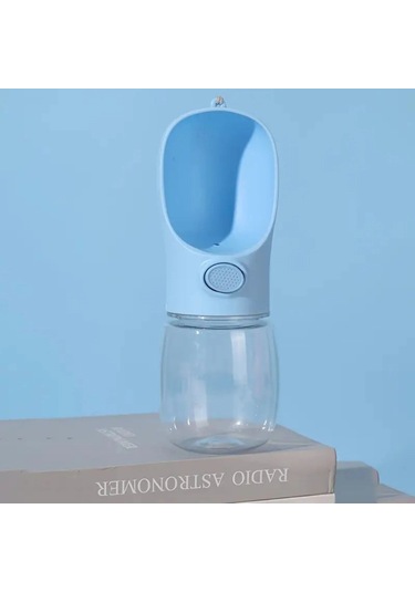 Biishe Taşınabilir Butonlu 350 Ml Evcil Hayvan Suluğu