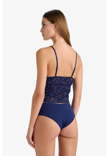 Defacto Dantel Detaylı Micro 2li Hipster Külot Fall İn Love F2122ax25aunv247 Lacivert