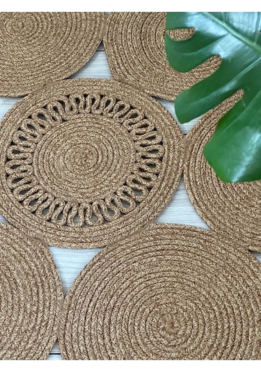 Bohem Jüt El Dokuma Halı Jüt İplik Halı Jüt Doğal Kilim Recycle Kilim Halı Jüt Örme Özel Tasarım Kırcıllı