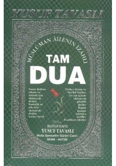Tam Dua Kitabı Cep Boy