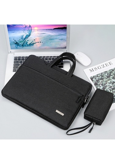 Çanta Laptop Çantası Güç Çantası İle İç Çanta, Boyut: 13.3 İnç Siyah Siya