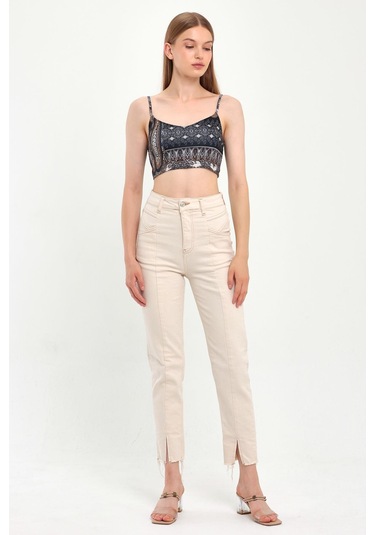 Alexandergardı Desenli Askılı Büstiyer B23-0069 001