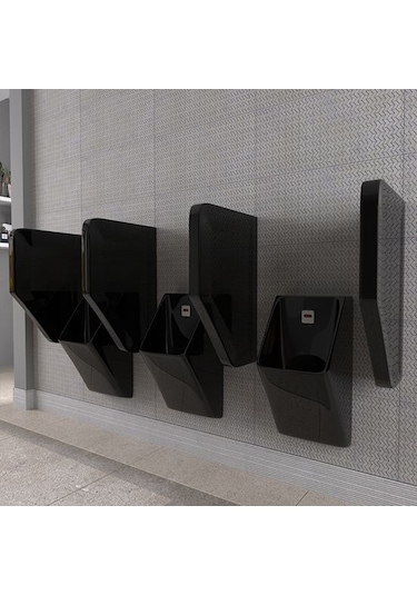 Lucco Loop 45 CM Pisuvar Ara Bölme Siyah