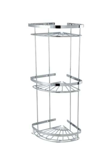 Çelik Banyo Zirve 304 Üçlü 19x19cm