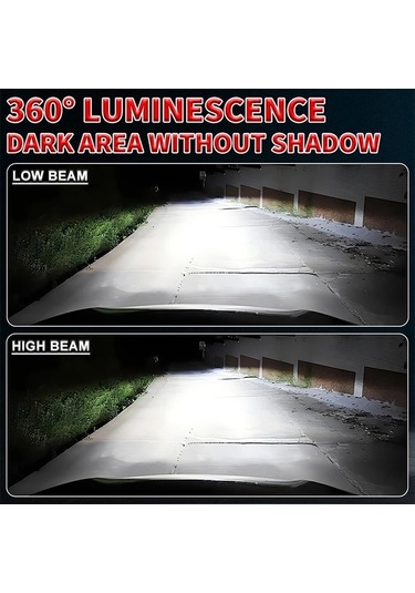 Flybuy Hlxg H7 H4 5570 Çip 300w Otomatik Led Far H8 H9 H11 H1 4300k 12