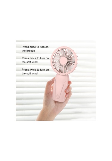 Taşınabilir El Küçük Fan Abs Hafif Sevimli Görünüm Usb Şarj