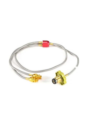 Pazly 130cm Taşınabilir Propan Kamp Ocağı Bağlantı Hortumu - Çok Renkli Adaptör Çok Renkli