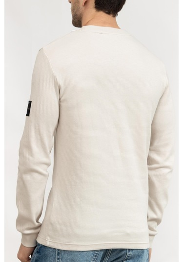 Calvın Kleın Erkek Sweatshırt J30j323485-pdh J30j323485-pdh Bej Bej