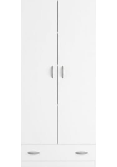Tdesıgno Selin Giyinme Dolabı - Çok Amaçlı Dolap - Gardırop 80 Cm Beyaz